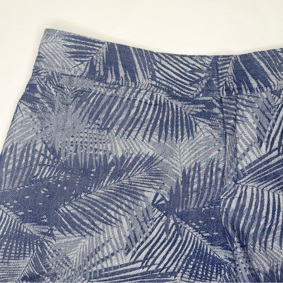 Cartonnier for Anthropologie Blue Palm Print Shorts – Size 4 - Picture 2 of 8